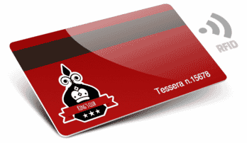 Card plastiche con RFID con Banda Magnetica e Numerazione